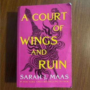 Barnes & Noble Pink A Court of Wings and Ruin by Sarah J. Maas